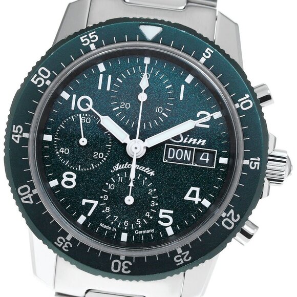 Sinn U50 103.SA.G Chronograph day date green Dial Automatic Men's Watch_815690 - Picture 2 of 7